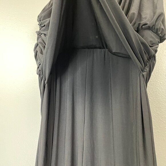 Marc Bouwer Jumpsuit Womens Plus 1X Black Stretch Jersey Sleeveless - Picture 5 of 12